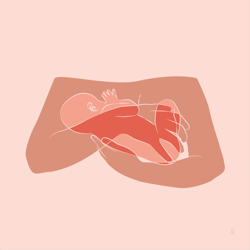 La Leche multicolour drawing