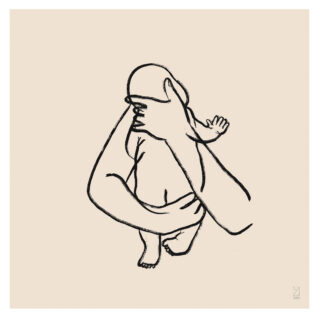 The Hug drawing